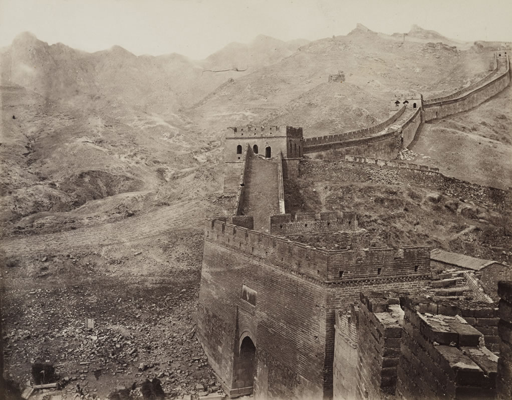 八達嶺長城，1870年代，蛋白印相，托馬斯?查爾德 攝.jpg